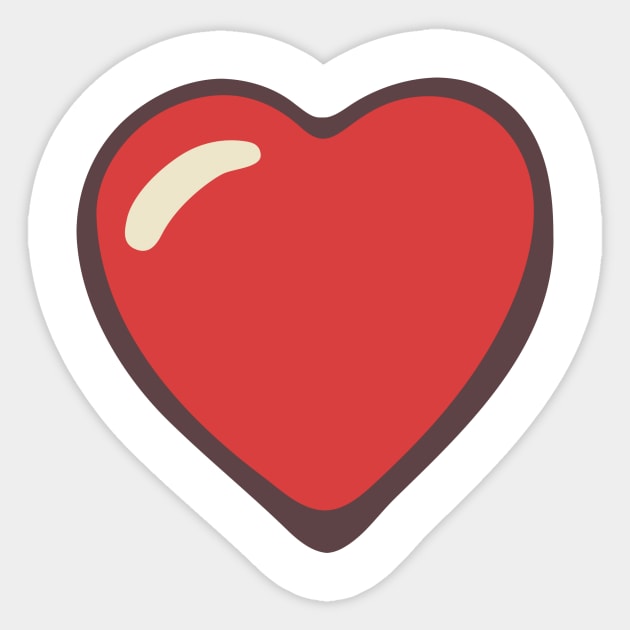 Heart - Love Sticker by LunaticStreetwear